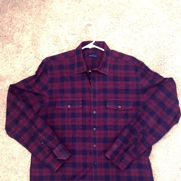 Toscano- Plaid Print Regular Fit Shirt - Picture 1 of 3